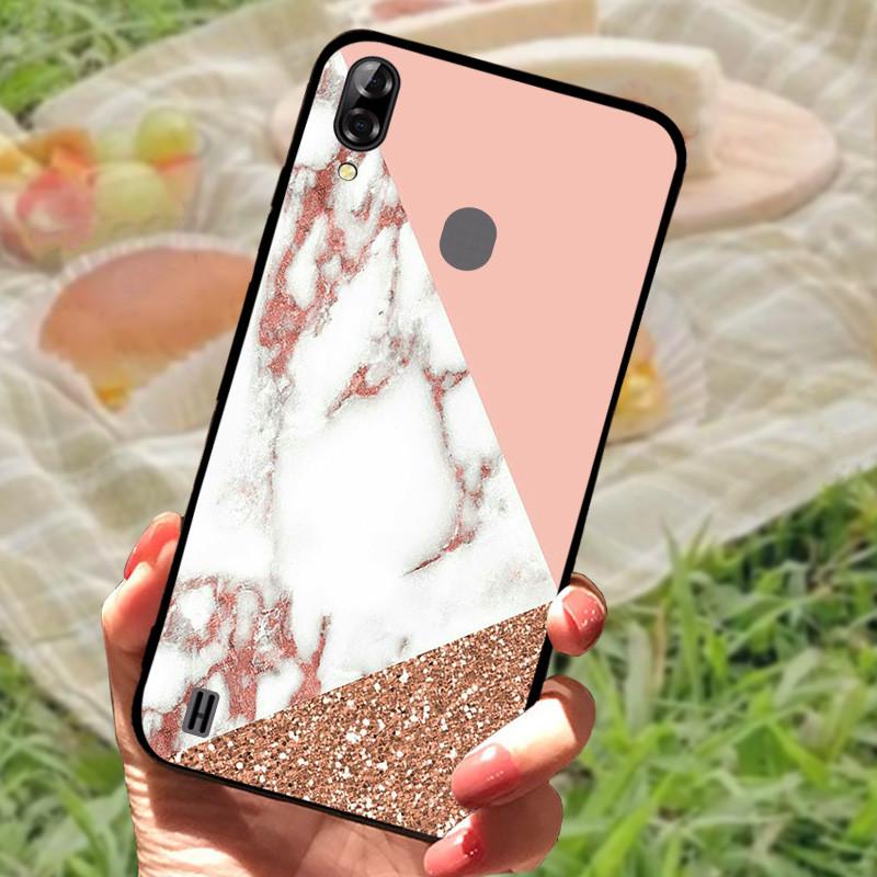 Case For Blackview A60 Cover Silicone Marble Cat Lion TPU Black Soft Covers for Blackview A60 A 60 Bags
