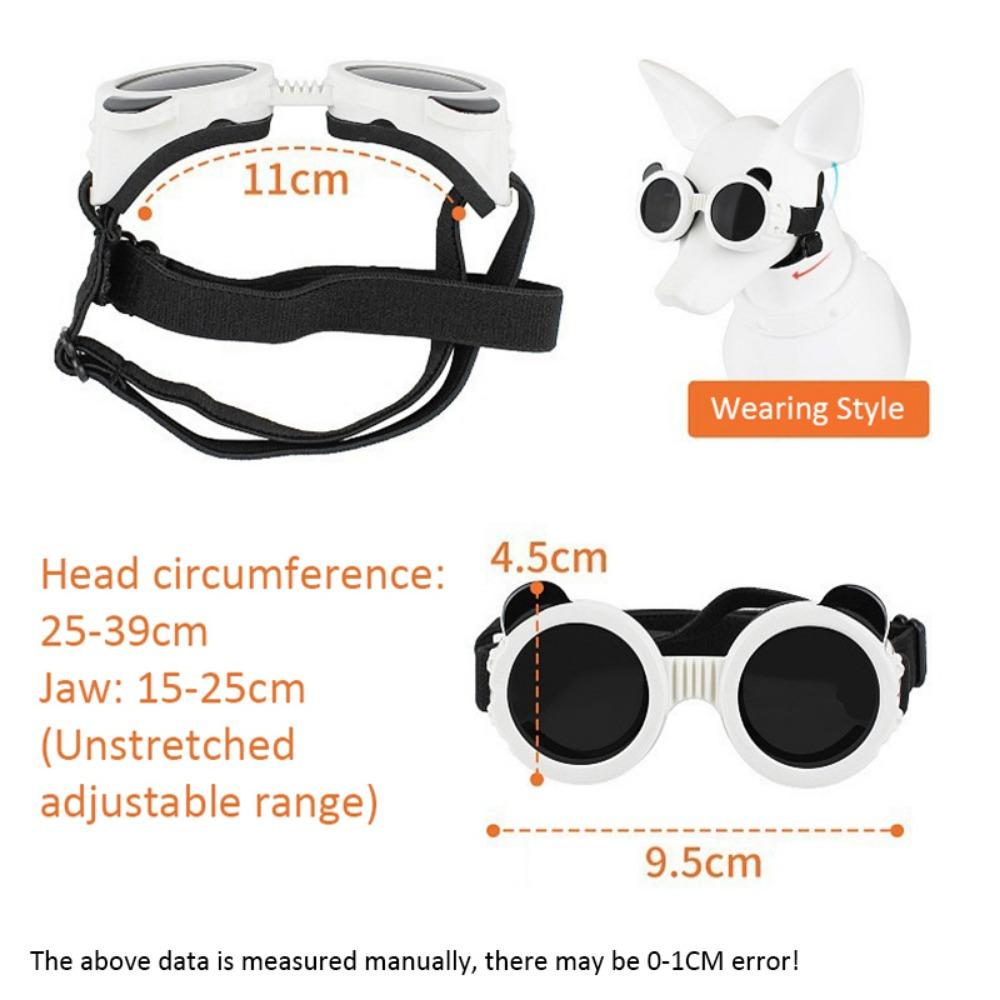 Pet Sunglasses Dog Goggles Waterproof Snow Windproof Small Dog Sunglasses Eyewears For Outdoor Travel Driving Riding Dog Goggles