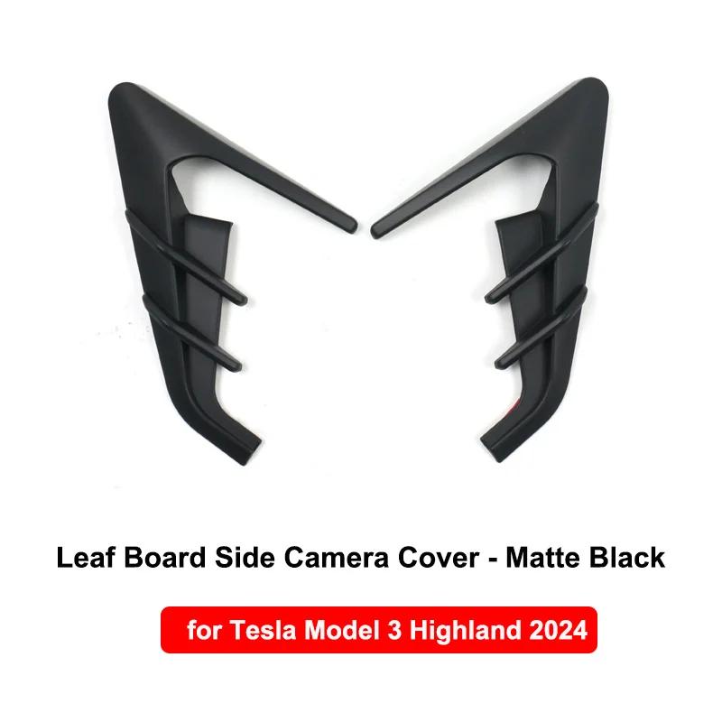

Обновленные детали для Tesla Model 3 Highland 2024 Боковая защитная крышка камеры Thunder New Model3 Украшения Модифицированные аксессуары for M3 2024