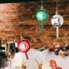 6Pcs Candy Pendants Plastic Xmas Hanging Candy Decorations Xmas Tree Ornaments Party Charms Christmas Tree Decoration