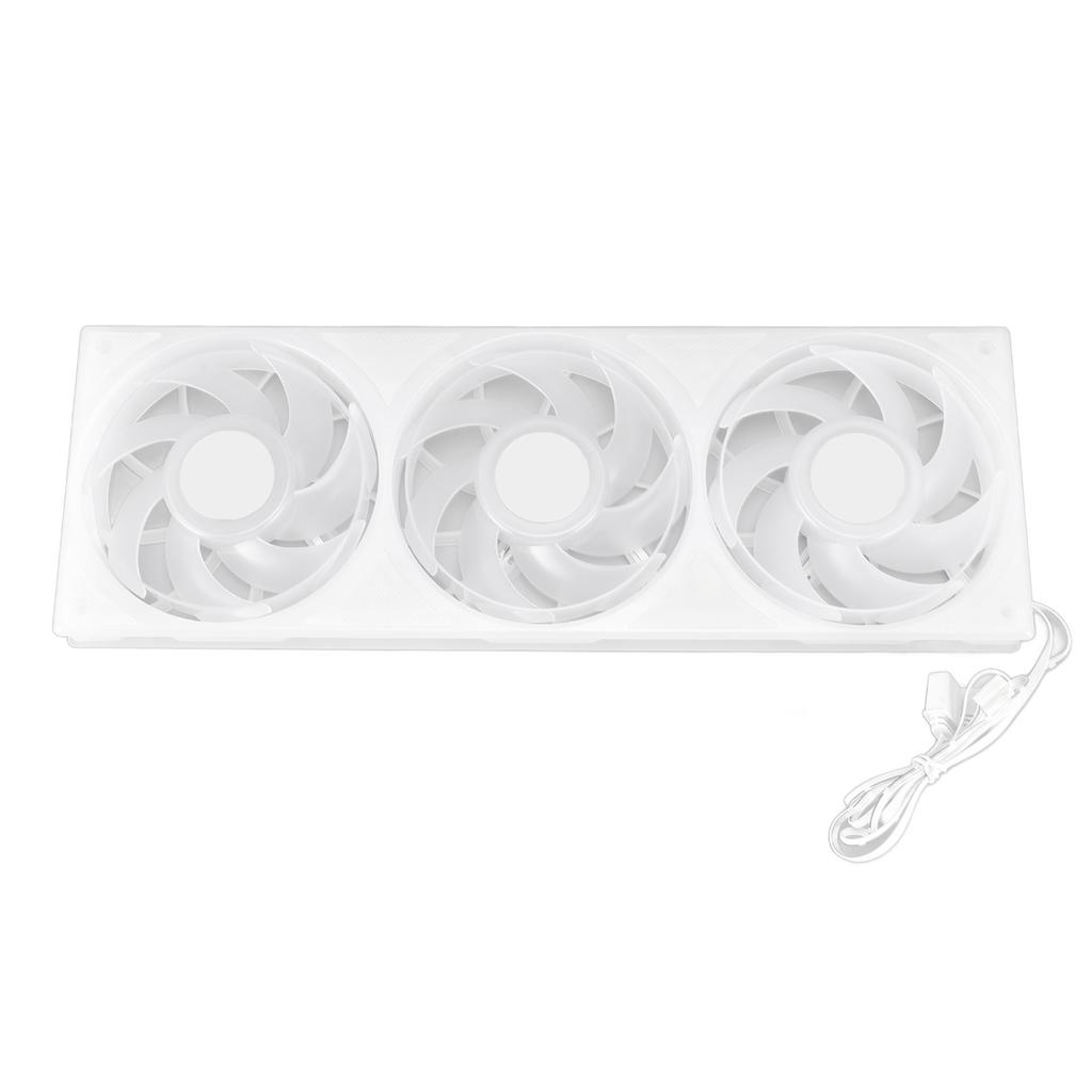 360mm 3 in 1 Computer Case Fan 5V ARGB 2200RPM 4 Pin PWM MFDB Dynamic Pressure Bearing 7 Blades Quiet Case Cooler Fan for PC