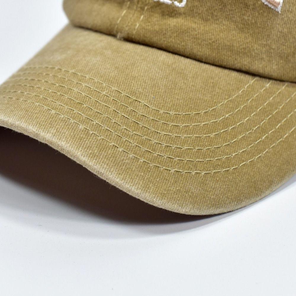 Adjustable Sport Duck Tongue Cap Washable Letter Embroidery Sun Hats New York Baseball Cap  Summer