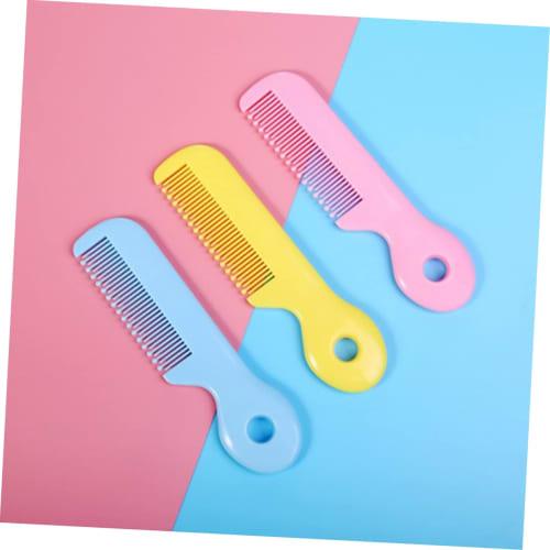 GLEAVI 4-Piece Baby Comb, Round Toddler Hair Comb, Soft for Baby's Hair