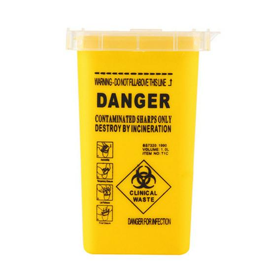 

Tattoo Needle Disposal & Sharps Collection Container - 1L Storage Box