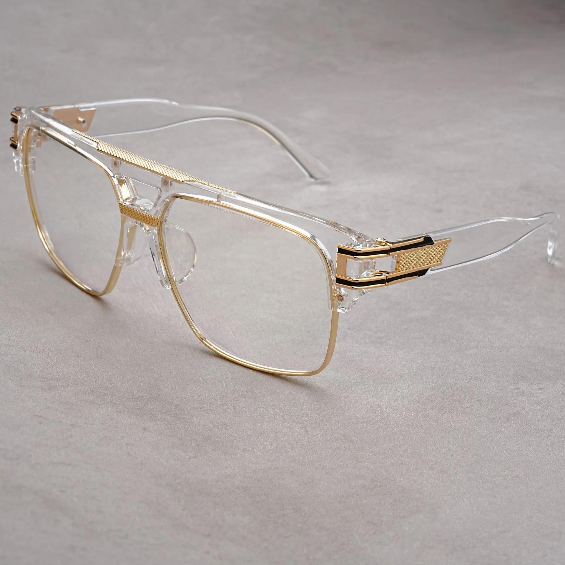 

экспорт Новые Современные Ретро Солнцезащитные очки с Большой Оправой для Мужчин Стиль Инс Уличный Стиль Известный Бренд Крутые Градиентные Линзы для Мужчин