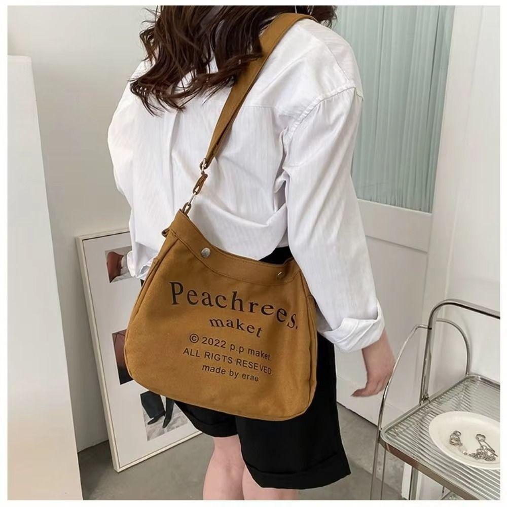 Large Capacity Student Crossbody Bag Korean Style Simple Handbag  Handbag