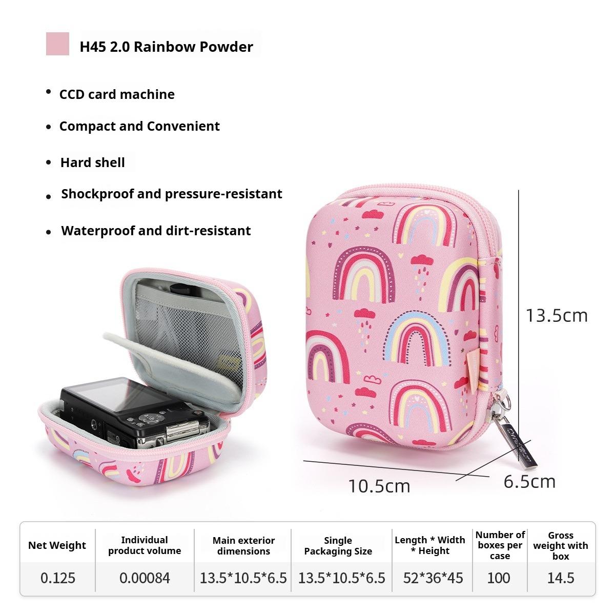 

EVA PU Waterproof Hard For Case Mini Cute CCD Storage Bag Portable Micro Single Digital Camera Bag For Outdoor Travel CCD storage bag