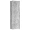 Vidaxl 5-Cz. TV Cabinet Set, Concrete Gray, Board