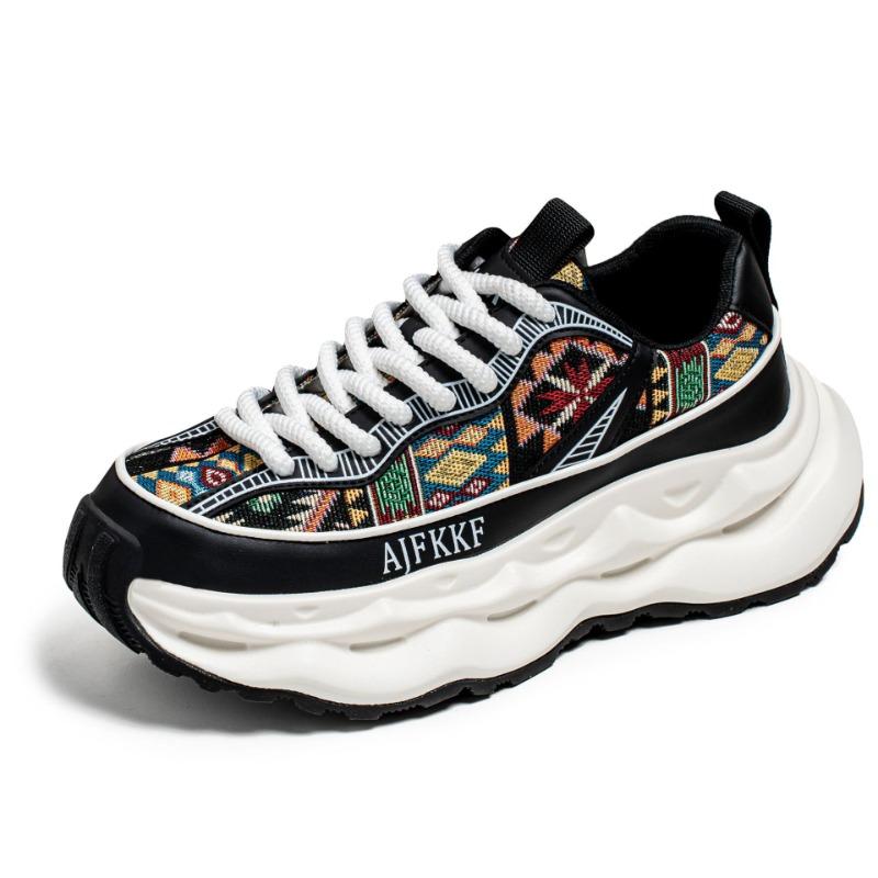 Fashion Casual Sneakers Men Original Designer Platform Shoes Men Increase Heel Hip Hop Chunky Sneakers Mens Trainers 2025 New