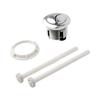Toilet Button Convenient Round Tank Valve Replacement Part for Restroom Home S