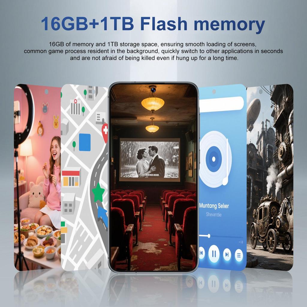 Introducing the A56 Android Smartphone: 7.3-inch Display, 16+1TB Storage, Perfect for Global Markets.
