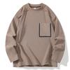 Japanese Spring and Autumn New Men's Sweatshirt Casual and Versatile Youth Long Sleeve T-shirt Round Neck Men's Sweatshirt