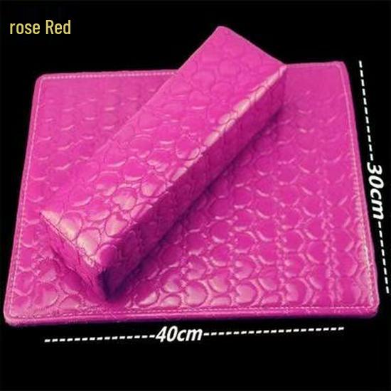 Nail Art PU Leather Hand Rest Pad - Waterproof, Fashionable, Durable, Available In 8 Colors