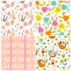 12 Sheets/Pack Easter Egg Rabbit Decorative Hand Account Personalized Diy Background Material Paper