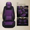 Universal Cotton Linen Car Seat Cover - Four Seasons Enveloping Fabric Cushion