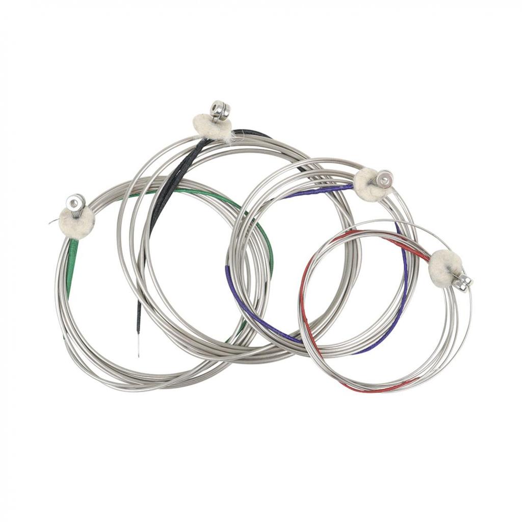 4pcs/set Double Bass Strings Nickel Plated 040-094 Steel Core Contrabass Strings