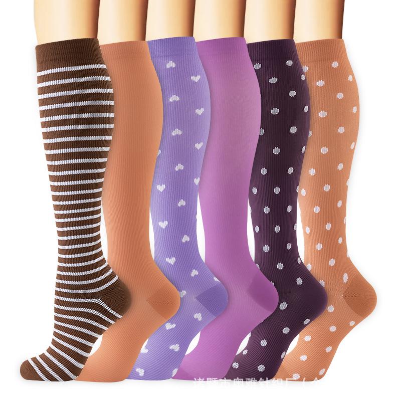 Cross-border Over-the-Knee Compression Yoga & Sport Socks Set