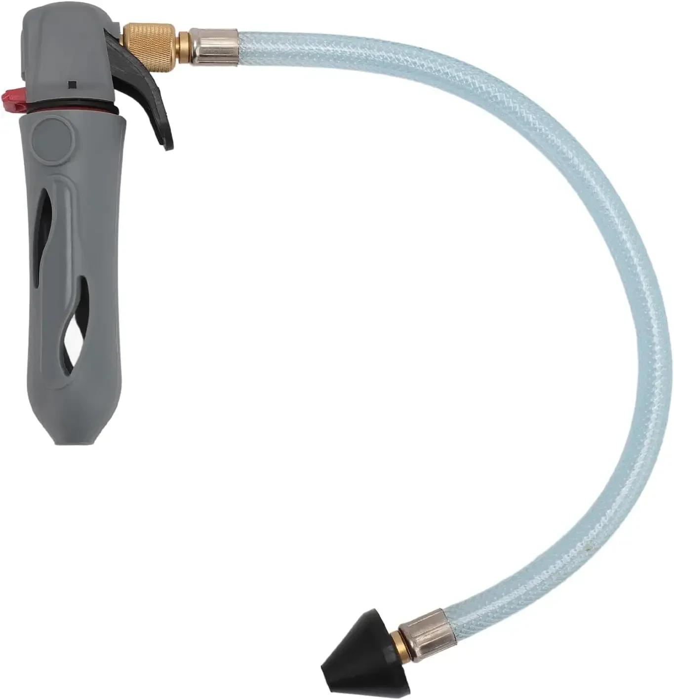 

CO2 Drain Gun Blaster Cleaner – Flexible Hose for A/C Condensate Line Cleaning | Efficient Clog Removal for HVAC Systems (Gray)