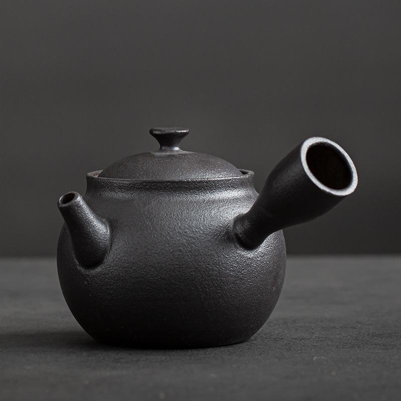 Czajnik z bocznym uchwytem Czajniki ceramiczne Czajnik Kung Fu Przybory do herbaty Narzędzia do parzenia herbaty Czajnik Czajnik Podgrzewacz na świeczkę Podstawa grzewcza
