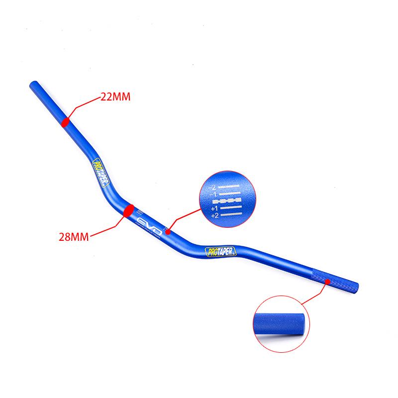 Geometric Aluminum Motorcycle Handlebar Accessory