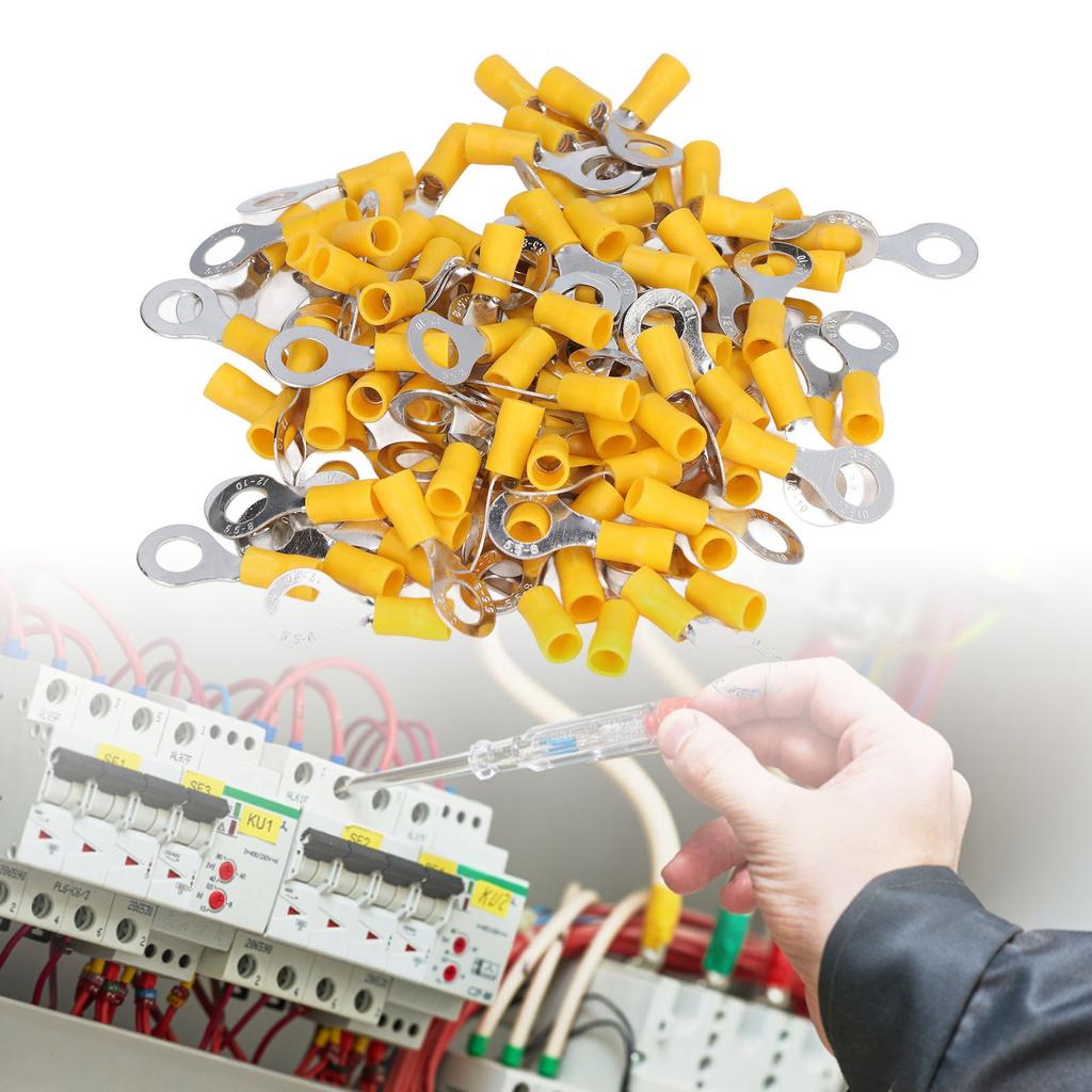 Insulated Terminals, Copper RV5.5 8, AWG12 10, Applicable Scope: Electrical and Electronic Industry