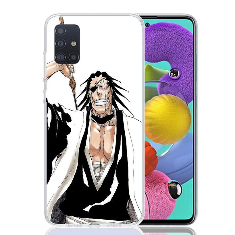 Zaraki Kenpachi Bleach Phone Case For Samsung Galaxy A52 A32 A22 A12 A02S A50S A30S A51 A31 AA71 Note 20 Ultra 10 S10 Plus Galax