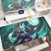 P-Pokemons PC Office Mat Kawaii Cubone Large Mousepad E-sports Gaming Accessories Computer Keyboard Desk Carpet Locking Edge Rug