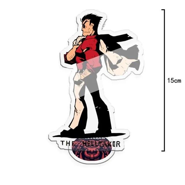2021 Hot Anime Game Helltaker Standing Card Funny Acrylic Figure Model Desk Decor Stand Sign Fans Collection Prop Halloween Gift