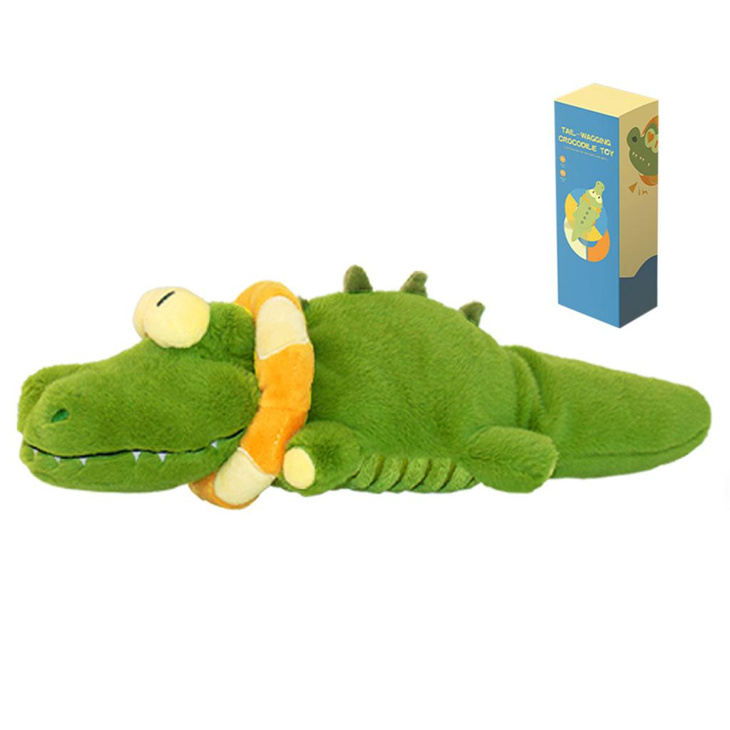 Crocodile-Squeaky Pet Toys For Small Medium Large Dogs Soft Plush Chewing Puppy Toys To Keep Them Busy Pets Dogs Present