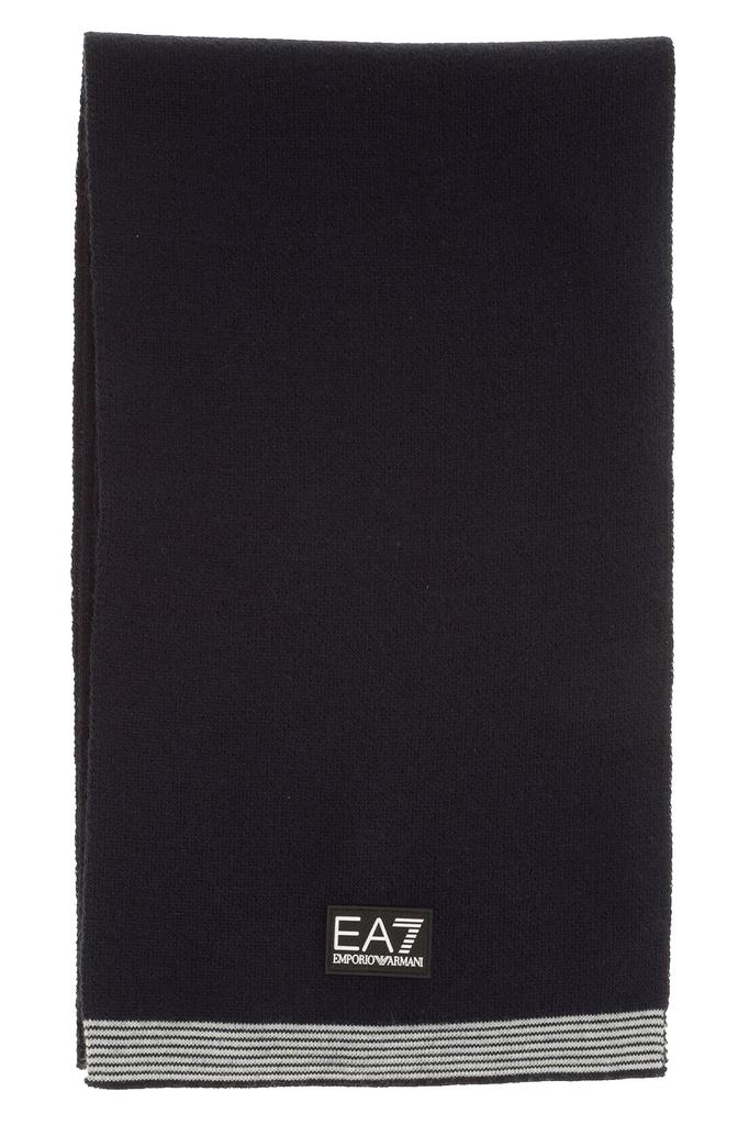 Armani EA7 Men's Scarf in Black and Gray (Navy/White) 274902 1A300 00036