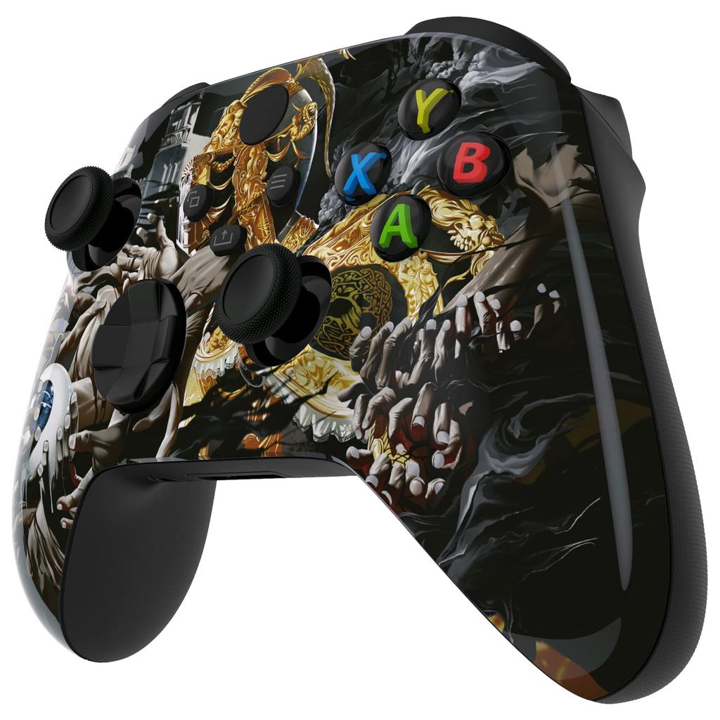Custom Front Housing Shell for Xbox Series Featuring a Mildly Cover Faceplate for Xbox Series and Xbox Core Not eXtremeRate's X/S, Horror-inspired
