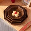 Solid wood star anise dried fruit box household light luxury nut tray snack candy place storage box pendulum