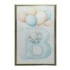 Plakat Litera B Z Balonami Plakat Litera B Z Balonami, 70X100 Cm, Rama Drewniana Jasny Dąb, Papier Matowy 230 Gsm