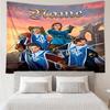 Custom Name The Three Musketeers Print Tapestry, Backdrop, Easy Setup, Ideal for Bedroom, Office & Living Room, with Aesthetic Wall Hanging Decor.