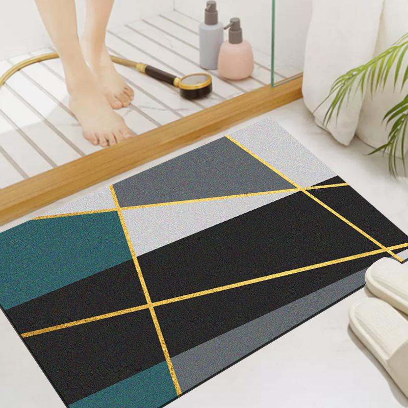 Diatom Mud Bathroom Mat: Soft, Absorbent, Non-Slip, Quick-Drying Custom Foot Mat