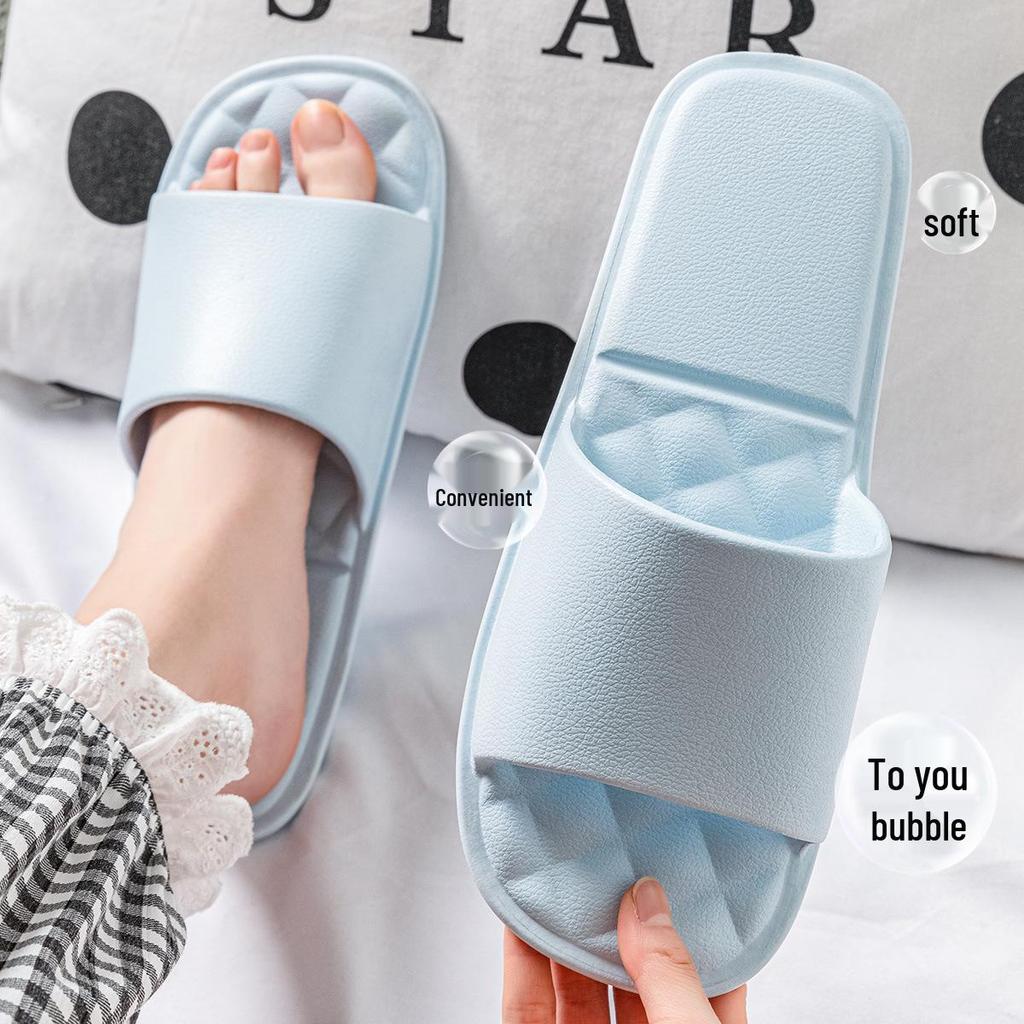 Jieliya Foldable Non-Slip Travel Slippers for Men & Women