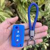 Silicone Car Key Case Soft Remote Cover Protector for Citroen C2 C3 C4 C5 C6 Xsara Berlingo for Peugeot 207 307 308 407 607 807