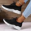 Fashion Women's Sneakers 2024 New Spring Autumn New Mesh Breathable Flats Shoes Comfortable Lightweight Knitted Sneakers Designer Shoes