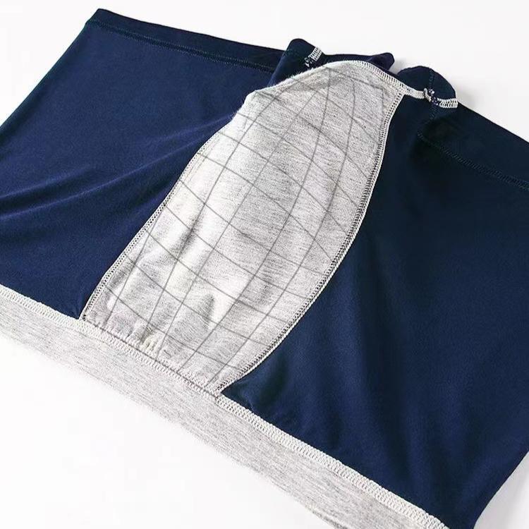 5pcs Men's Underwear Flat Cornered Underwear Solid Color Seamless Underwear Boxer Brief