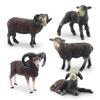 Authentic Black Sheep And Lamb Model Toys For Kids Fun Farm Animal Exploration