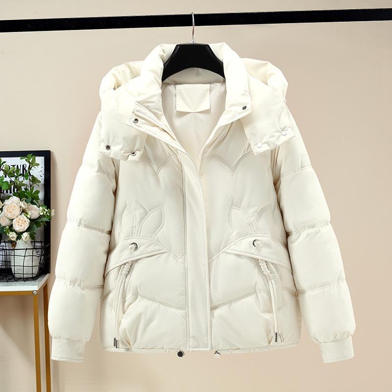 Winter new down cotton-padded clothes women's fashion hooded design sense cotton-padded clothes cotton-padded jackets short jackets trendy