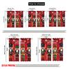 Plane Printing Curtain Fabric Nutcracker Quartet Versatile Polyester Without Rod Home Decor Use Bedroom Living Curtains Set Of 2 Made
