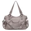 2026 Retro Large Capacity Black Shoulder Bags For Women Large Shopper Bag Soft Pu Leather Crossbody Handbag Lady Travel Tote Bag