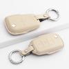 Car Key Cover For VW Volkswagen Beetle Caddy Eos Golf Jetta Polo Scirocco Tiguan Touran UP Keyless Fob Leather Car Key Bag Case