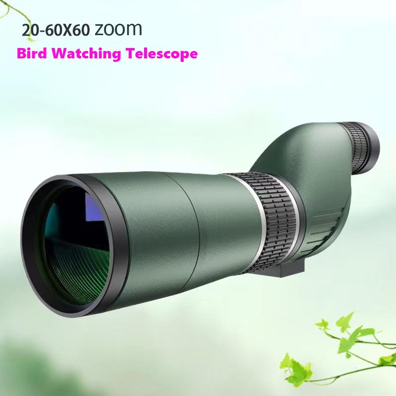

Hd Zoom Monocular Powerful Telescope Bak4 Prism Waterproof Anti-fog For Outdoor Camping Bird Watching зелений