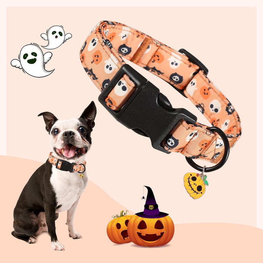 Halloween Dog Collars Anti Bite Neck Covers Pet Necklace Specific for Going Out Necking Large Medium Small Dog Cat Collars