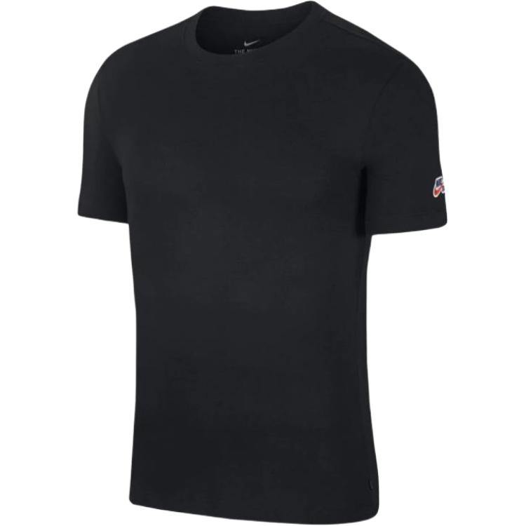Nike T Shirts Men s Black Crew Neck Moderate AR4024-010 S