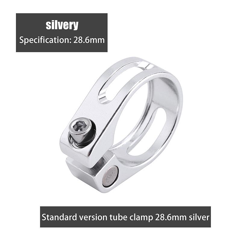 1PC 28.6/31.8/34.9MM Aluminum Alloy Bicycle Seat Tube Clamp Quick Release Seat Tube Clip Road Bike Seatpost Clamp Bike Accessori