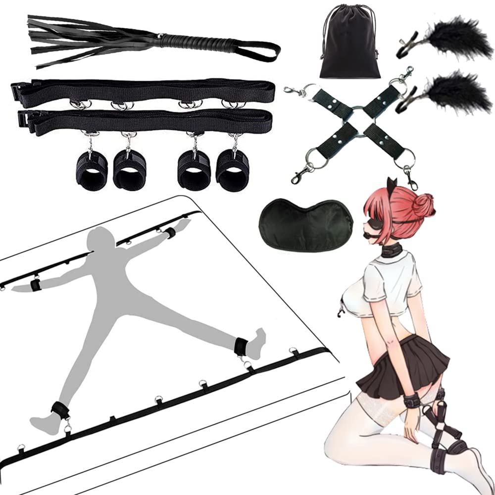 SM Restraints for 11 Piece Multiple Missionary Doggy Blowjob M Adult Nipple Eye Cosplay Bag Women, Set, Positions, Position, Style, Position, Shape,