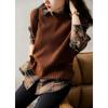 Women's Slim Fashion Round Neck Buttoned Knitted Vest - Anti-Pilling, Solid Color (Spring/Autumn 2022)